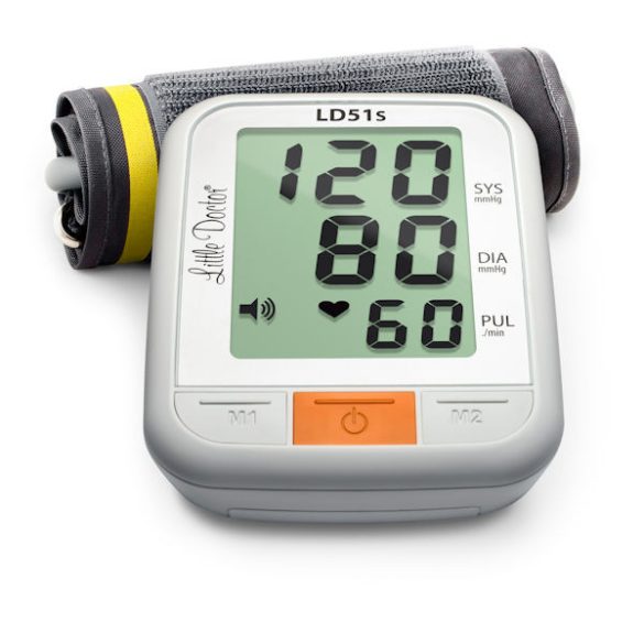 Little Doctor LD51s Automata felkaros vérnyomásmérő hálózati adapterrel